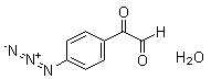 structure of CAS# 1196151-49-1, 4-Azido-alpha-oxobenzeneacetaldehyde hydrate (1:1)
