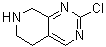 2-氯-5,6,7,8-四氢吡啶并[3,4-d]嘧啶分子结构 (CAS 1196153-06-6)