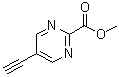 5-Ethynyl-2-pyrimidinecarboxylic acid methyl ester molecular structure (CAS 1196153-35-1)
