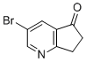 3-溴-6,7-二氢-5H-环戊二烯并[B]吡啶-5-酮分子结构 (CAS 1196154-87-6)