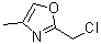 2-(氯甲基)-4-甲基恶唑分子结构 (CAS 1196157-12-6)