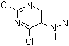 5,7-二氯-1H-吡唑并[4,3-d]嘧啶分子结构 (CAS 1196157-42-2)