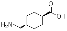 顺式-4-(氨基甲基)-1-环己烷羧酸分子结构 (CAS 1197-17-7)