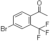 1-[4-溴-2-(三氟甲基)苯基]乙酮分子结构 (CAS 1197231-94-9)
