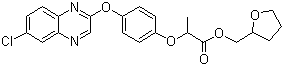 CAS 登录号：119738-06-6, 糖草酯, 喹禾糠酯, (RS)-2-[4-(6-氯喹喔啉-2-氧基)苯氧基]丙酸-2-四氢呋喃甲基酯