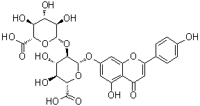 海常黄甙分子结构 (CAS 119738-57-7)