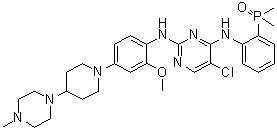 Brigatinib分子结构 (CAS 1197953-54-0)
