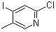 2-氯-4-碘-5-甲基吡啶分子结构 (CAS 1197957-18-8)