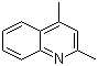 structure of CAS# 1198-37-4, 2,4-二甲基喹啉