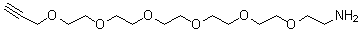 CAS # 1198080-04-4, 3,6,9,12,15,18-Hexaoxaheneicos-20-yn-1-amine