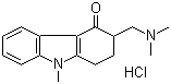 3-[(二甲基氨基)甲基]-1,2,3,9-四氢-9-甲基-4H-咔唑-4-酮盐酸盐分子结构 (CAS 119812-29-2)