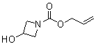 3-羟基-1-吖丁啶羧酸烯丙基酯分子结构 (CAS 1198283-27-0)