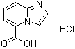 structure of CAS# 1198283-55-4, 咪唑并[1,2-a]吡啶-5-羧酸盐酸盐