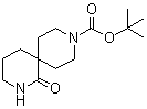 structure of CAS# 1198284-94-4, 1-氧代-2,9-二氮杂螺[5.5]十一烷-9-羧酸叔丁酯