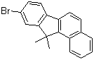 9-溴-11,11-二甲基-11H-苯并[a]芴分子结构 (CAS 1198396-29-0)