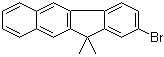 2-溴-11,11-二甲基-11H-苯并[b]芴分子结构 (CAS 1198396-39-2)
