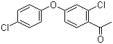 structure of CAS# 119851-28-4, 2-氯-4-(4-氯苯氧基)苯乙酮