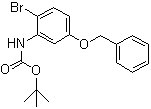 structure of CAS# 119879-92-4, N-[2-溴-5-(苯甲氧基)苯基]氨基甲酸叔丁酯