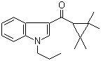 (1-Propyl-1H-indol-3-yl)(2,2,3,3-tetramethylcyclopropyl)methanone molecular structure (CAS 1199943-42-4)