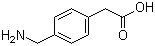 structure of CAS# 1200-05-1, 4-Aminomethylphenylacetic acid
