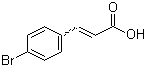对溴肉桂酸分子结构 (CAS 1200-07-3)