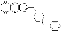 structure of CAS# 120013-45-8, 1-苄基-4-(5,6-二甲氧基-1H-2-茚基甲基)哌啶