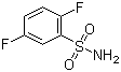 2,5-二氟苯磺酰胺分子结构 (CAS 120022-63-1)