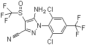 structure of CAS# 120068-37-3, 氟虫腈