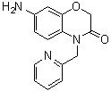 CAS # 120101-67-9, 7-Amino-4-(2-pyridinylmethyl)-2H-1,4-benzoxazin-3(4H)-one