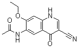 N-(3-氰基-7-乙氧基-1,4-二氢-4-氧代-6-喹啉基)乙酰胺分子结构 (CAS 1201080-09-2)