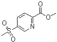 5-(甲基磺酰基)-2-吡啶羧酸甲酯分子结构 (CAS 1201326-81-9)