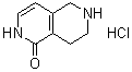 structure of CAS# 1201785-01-4, 5,6,7,8-四氢-2,6-萘啶-1(2H)-酮盐酸盐