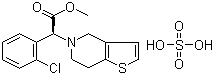 structure of CAS# 120202-66-6, Clopidogrel bisulfate