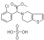 structure of CAS# 120202-71-3, (R)-硫酸氢氯吡格雷