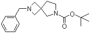 2-(苯基甲基)-2,6-二氮杂螺[3.4]辛烷-6-羧酸叔丁酯分子结构 (CAS 1202179-27-8)