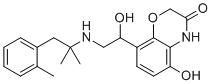 structure of CAS# 1202235-68-4, 5-羟基-8-(1-羟基-2-(2-甲基-1-o-甲苯基丙烷-2-基氨基)乙基)-2H-苯并[b][1,4]恶嗪-3(4H)-酮