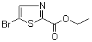 5-Bromo-2-thiazolecarboxylic acid ethyl ester molecular structure (CAS 1202237-88-4)