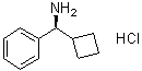 (S)-环丁基(苯基)甲胺盐酸盐分子结构 (CAS 1202478-42-9)