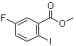 5-氟-2-碘苯甲酸甲酯分子结构 (CAS 1202897-48-0)