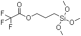 3-三氟乙酰氧基丙基三甲氧基硅烷分子结构 (CAS 120404-60-6)