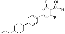 CAS 登录号：1204051-93-3, B-[3,5-二氟-4'-(反式-4-丙基环己基)[1,1'-联苯]-4-基]硼酸