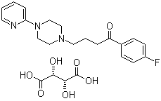 阿扎哌隆酒石酸盐分子结构 (CAS 1204130-47-1)