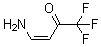 (Z)-4-氨基-1,1,1-三氟-3-丁烯-2-酮分子结构 (CAS 120417-45-0)