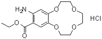 CAS # 1204313-56-3, 13-Amino-2,3,5,6,8,9-hexahydro-1,4,7,10-benzotetraoxacyclododecin-12-carboxylic acid ethyl ester hydrochloride (1:1)