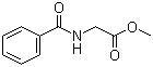 CAS # 1205-08-9, Methyl N-benzoylglycinate, Hippuric acid methyl ester, Methyl benzoylaminoacetate, Methyl benzoylglycinate, Methyl hippurate, N-Benzoylglycine methyl ester