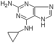 2-氨基-6-环丙基氨基-9H-嘌呤分子结构 (CAS 120503-69-7)