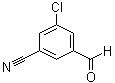3-氯-5-甲酰基苯甲腈分子结构 (CAS 1205513-88-7)