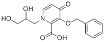 structure of CAS# 1206102-06-8, 3-(苄氧基)-1-(2,3-二羟基丙基)-4-氧代-1,4-二氢吡啶-2-羧酸