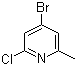 structure of CAS# 1206250-53-4, 4-溴-2-氯-6-甲基吡啶