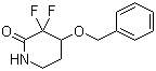 3,3-二氟-4-(苄氧基)-2-哌啶酮分子结构 (CAS 1206540-58-0)
